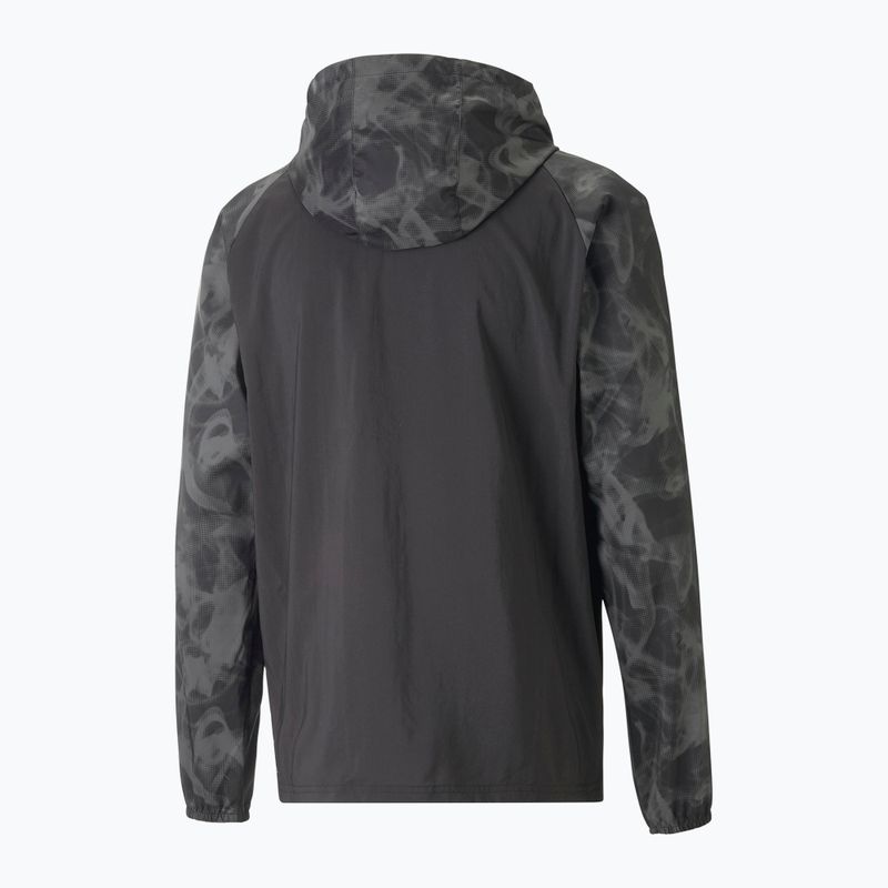 Vyriška bėgimo striukė PUMA Run Favorite Aop Woven black 523389 01 6