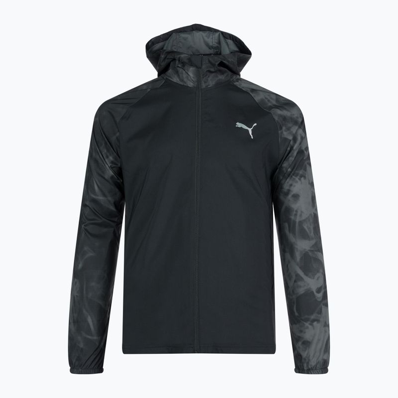Vyriška bėgimo striukė PUMA Run Favorite Aop Woven black 523389 01