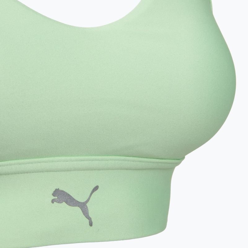 Sportinė bėgiojimo liemenėlė Puma High Impact Ultraform Running Bra green/silver 3