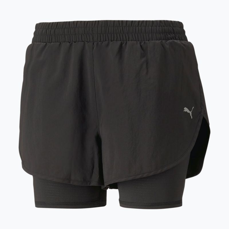 Moteriški bėgimo šortai PUMA Run Favorite Woven 2In1 3" black 523181 01