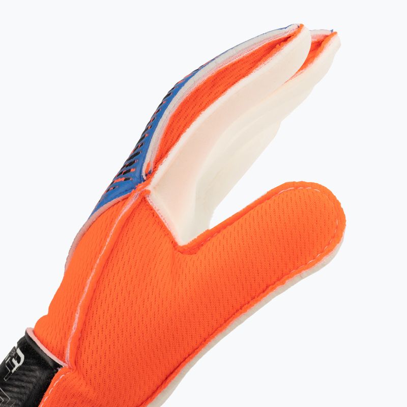 PUMA vaikiškos vartininko pirštinės Ultra Grip 4 RC ultra orange/blue glimmer 3