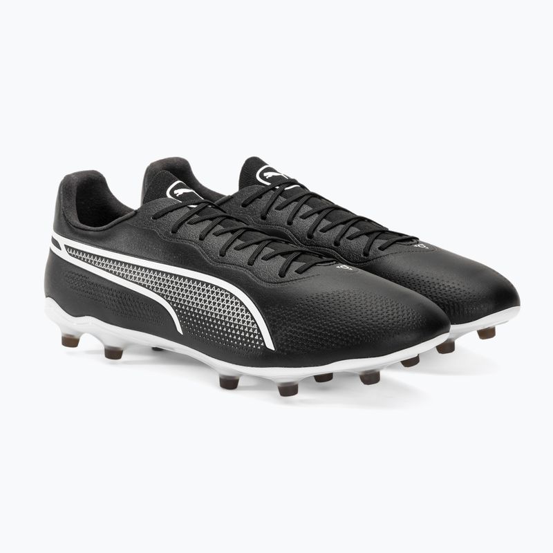 Vyriški futbolo bateliai PUMA King Pro FG/AG puma black/puma white 4