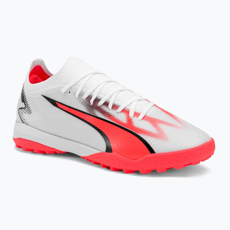 Vyriški futbolo bateliai PUMA Ultra Match TT puma white/puma black/fire orchid