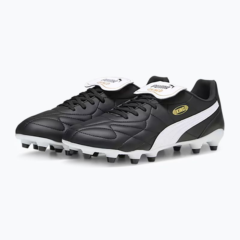 Vyriški futbolo bateliai PUMA King Top FG/AG puma black/puma white/puma gold 13