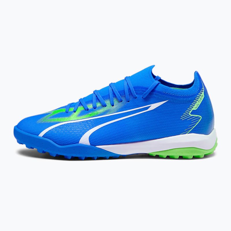 Vyriški futbolo bateliai PUMA Ultra Match TT ultra blue/puma white/pro green 7