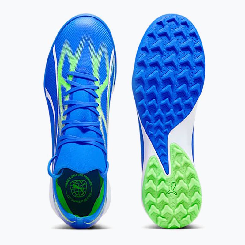 Vyriški futbolo bateliai PUMA Ultra Match TT ultra blue/puma white/pro green 10