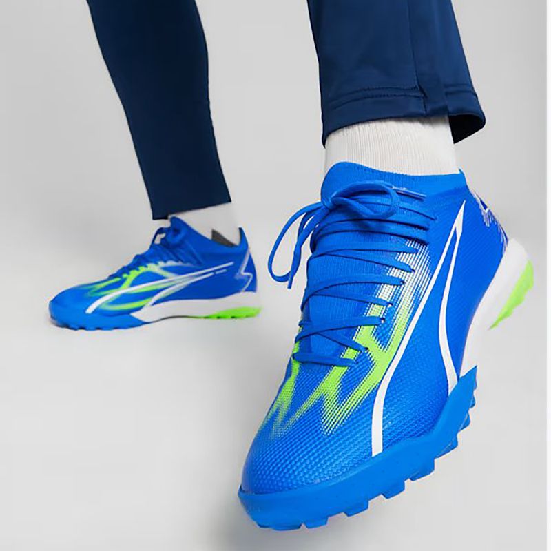 Vyriški futbolo bateliai PUMA Ultra Match TT ultra blue/puma white/pro green 13