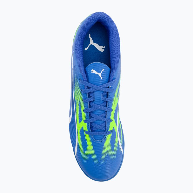 Vaikiški futbolo bateliai PUMA Ultra Play TT Jr ultra blue/puma white/pro green 6