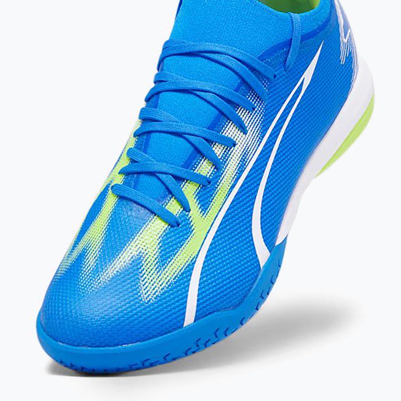 Vyriški futbolo bateliai PUMA Ultra Match IT ultra blue/puma white/pro green 12