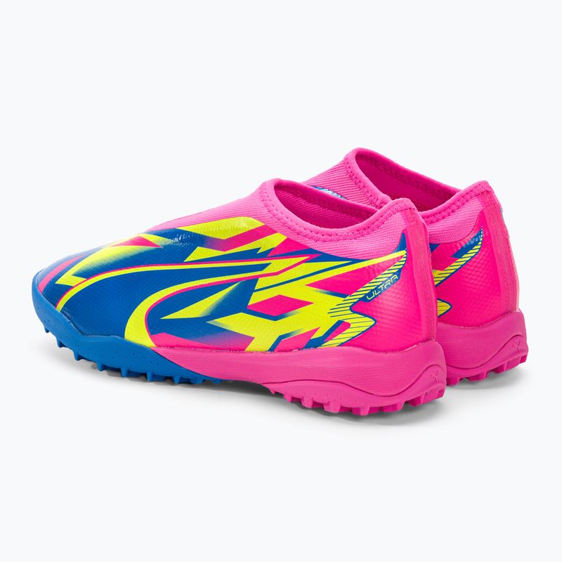 Vaikiški futbolo bateliai PUMA Match Ll Energy TT + Mid Jr luminous pink/ultra blue/yellow alert 3