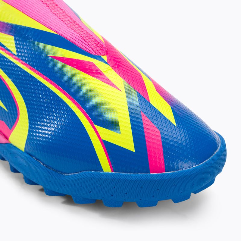 Vaikiški futbolo bateliai PUMA Match Ll Energy TT + Mid Jr luminous pink/ultra blue/yellow alert 7