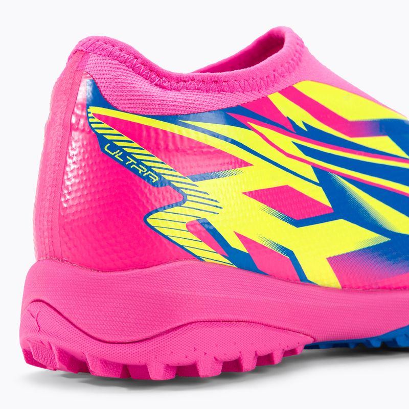 Vaikiški futbolo bateliai PUMA Match Ll Energy TT + Mid Jr luminous pink/ultra blue/yellow alert 9