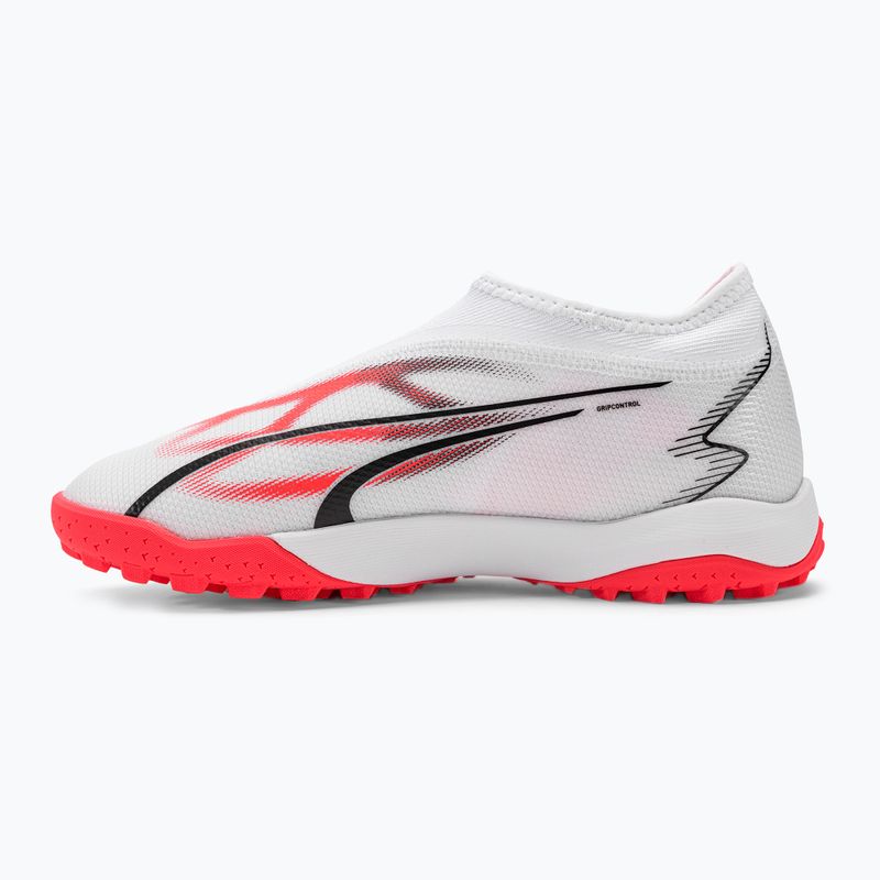 Vaikiški futbolo bateliai PUMA Ultra Match Ll Tt + Mid Jr puma white/puma black/fire orchid 10