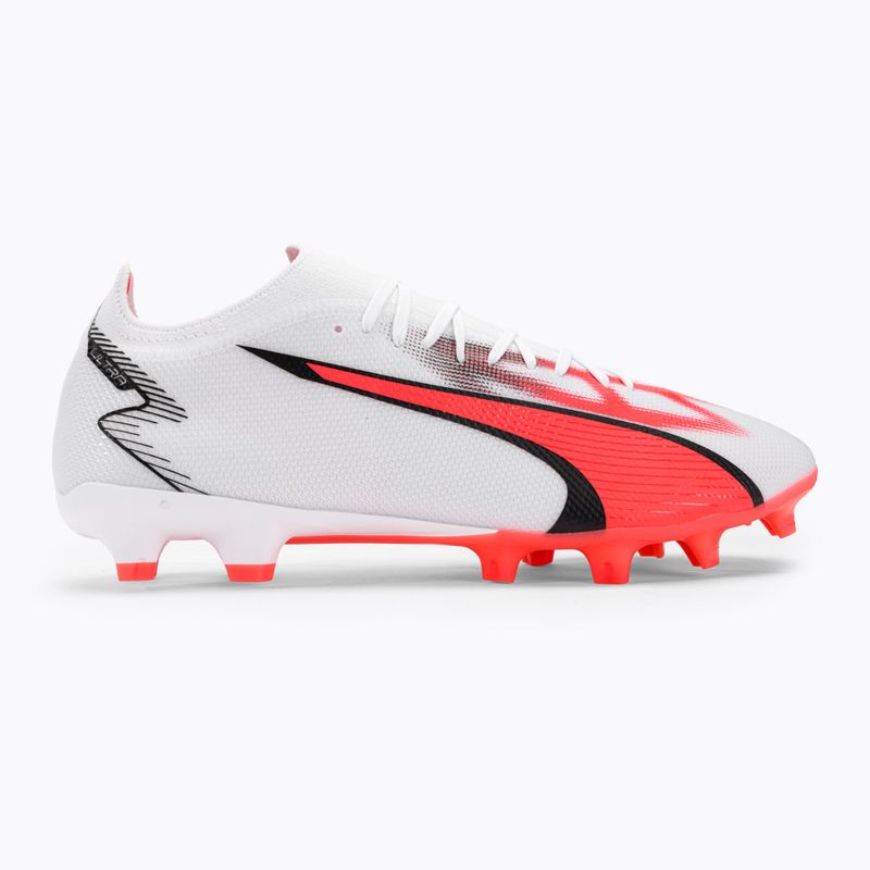 Vyriški futbolo bateliai PUMA Ultra Match FG/AG puma white/puma black/fire orchid 2