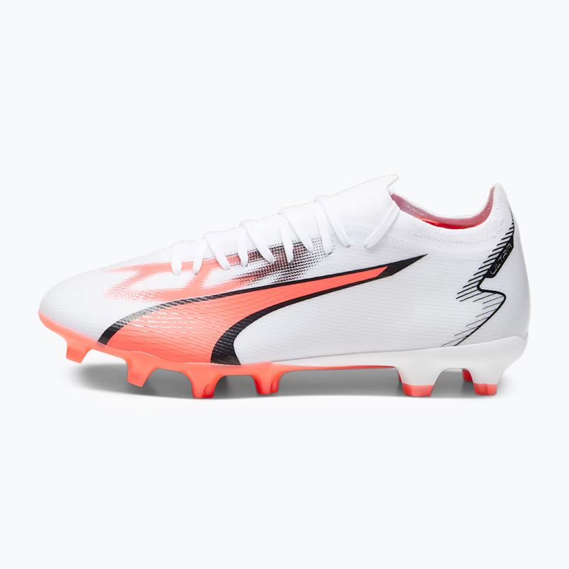 Vyriški futbolo bateliai PUMA Ultra Match FG/AG puma white/puma black/fire orchid 11