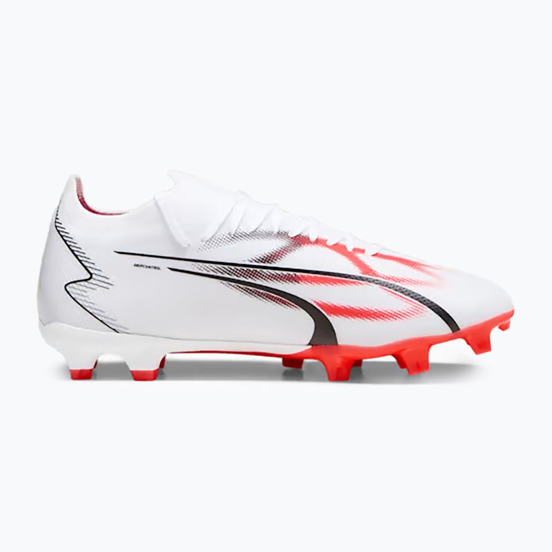 Vyriški futbolo bateliai PUMA Ultra Match FG/AG puma white/puma black/fire orchid 12