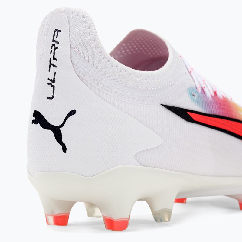 Vyriški futbolo bateliai PUMA Ultra Ultimate FG/AG puma white/pum black/fire orchid 9