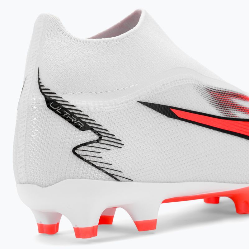 Vyriški futbolo bateliai PUMA Ultra Match+ Ll FG/AG puma white/puma black/fire orchid 11