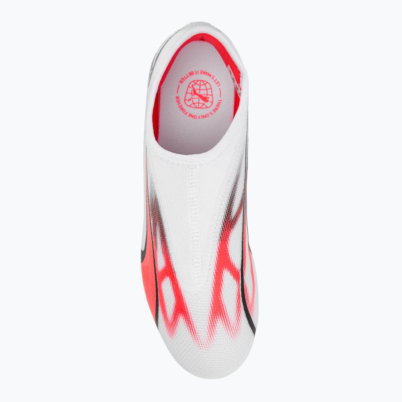 Vaikiški futbolo bateliai PUMA Ultra Match Ll FG/AG Jr puma white/puma black/fire orchid 6