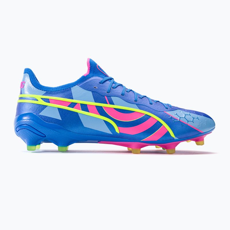 Vyriški futbolo bateliai PUMA King Ultimate Energy FG/AG ultra blue/luminous pink/luminous blue 2