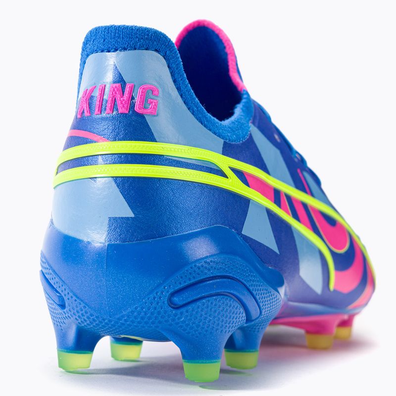 Vyriški futbolo bateliai PUMA King Ultimate Energy FG/AG ultra blue/luminous pink/luminous blue 9