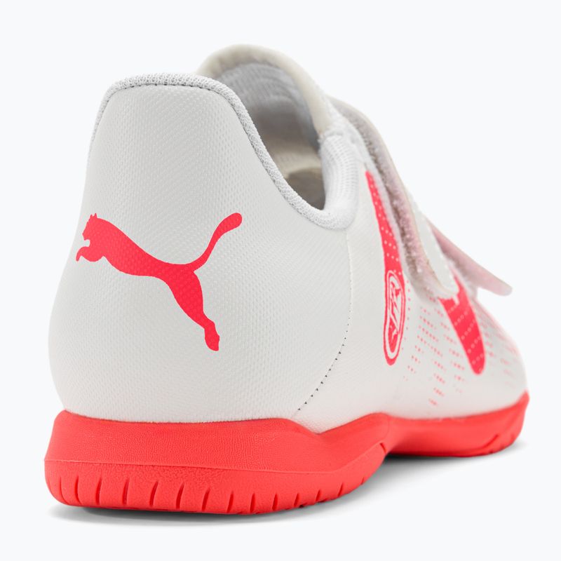 Vaikiški futbolo bateliai PUMA Future Play IT V Jr puma white/fire orchid 9