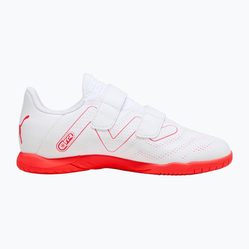Vaikiški futbolo bateliai PUMA Future Play IT V Jr puma white/fire orchid 12