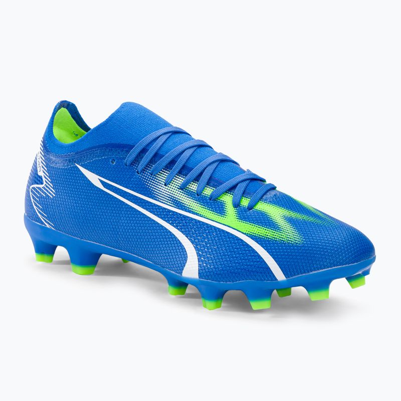 Vyriški futbolo bateliai PUMA Ultra Match FG/AG ultra blue/puma white/pro green