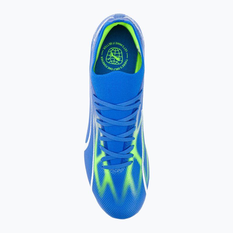 Vyriški futbolo bateliai PUMA Ultra Match FG/AG ultra blue/puma white/pro green 6