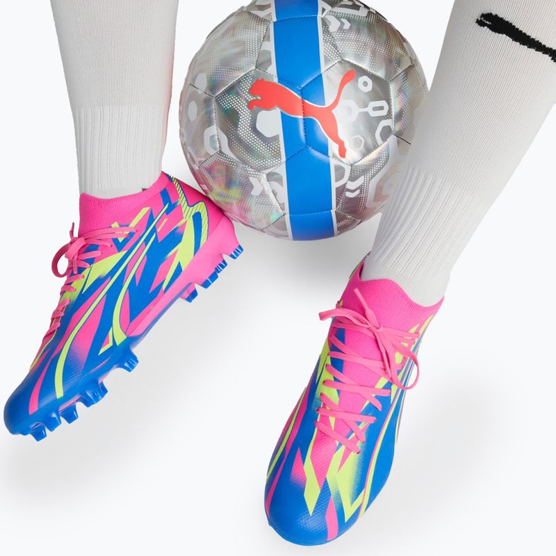 Vyriški futbolo bateliai PUMA Ultra Match Energy FG/AG luminous pink/yellow alert/ultra blue 18
