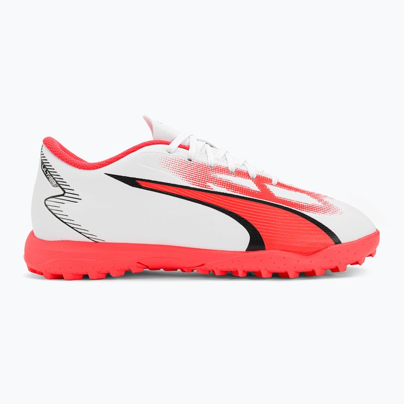 Vaikiški futbolo bateliai PUMA Ultra Play TT Jr puma white/puma black/fire orchid 2