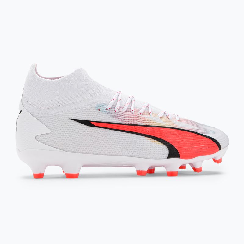 Vaikiški futbolo bateliai PUMA Ultra Pro FG/AG Jr puma white/puma black/fire orchid 2