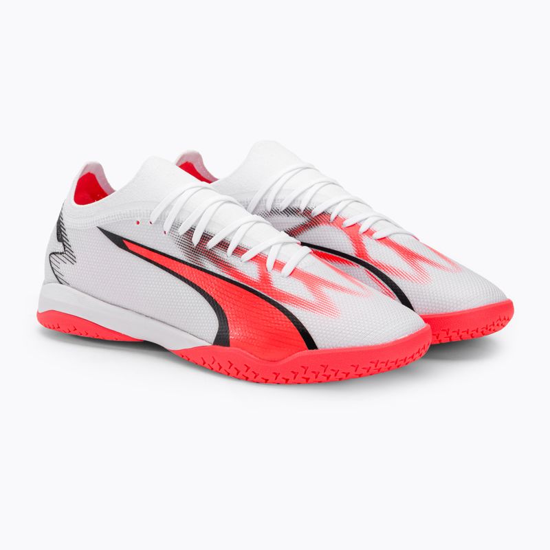 Vyriški futbolo bateliai PUMA Ultra Match IT puma white/puma black/fire orchid 4