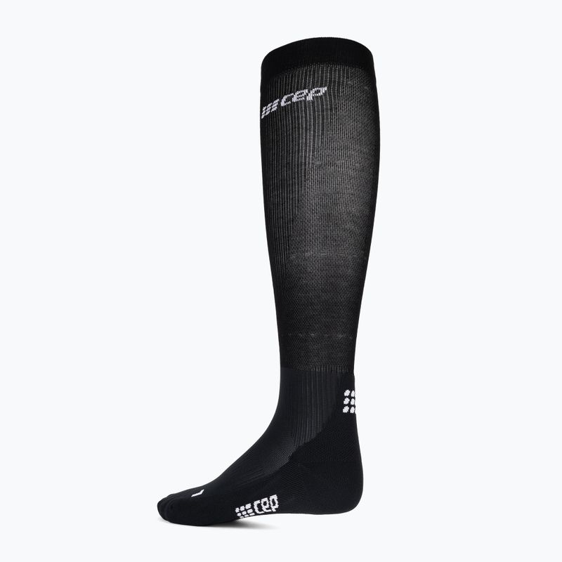 Vyriškos kompresinės kojinės CEP Infrared Recovery black/black 6