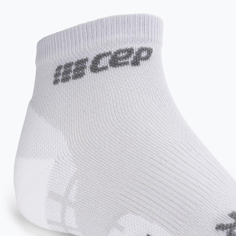 Vyriškos kompresinės bėgimo kojinės CEP Ultralight Low Cut carbon white 4