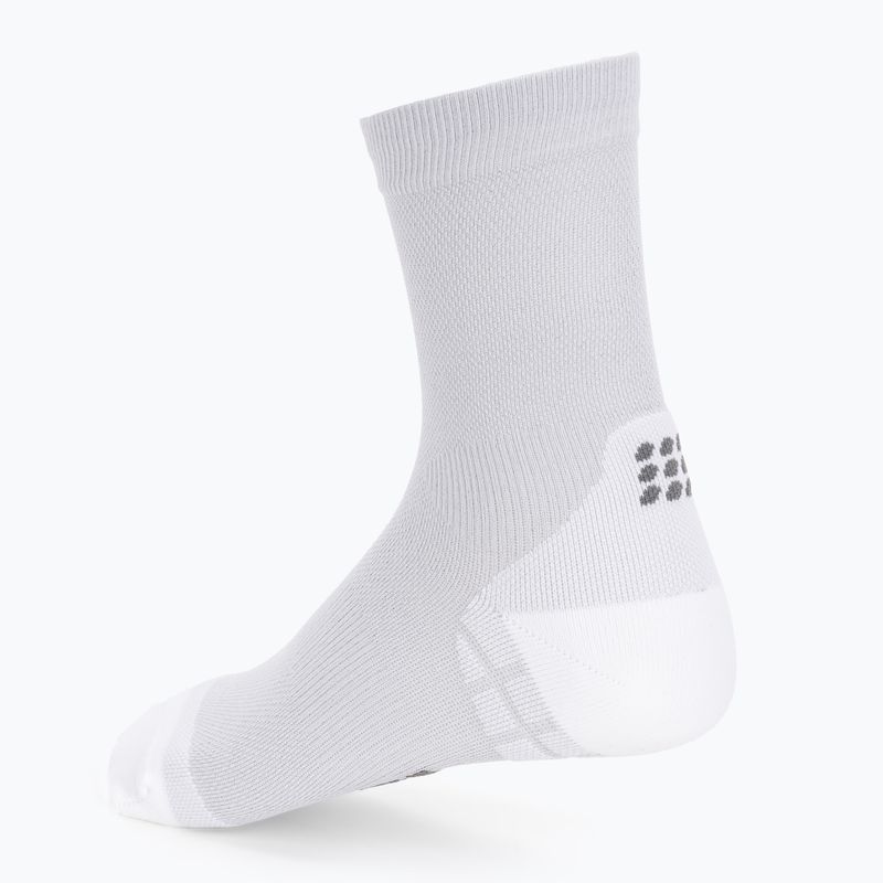 Vyriškos kompresinės bėgimo kojinės CEP Ultralight Short carbon white 5