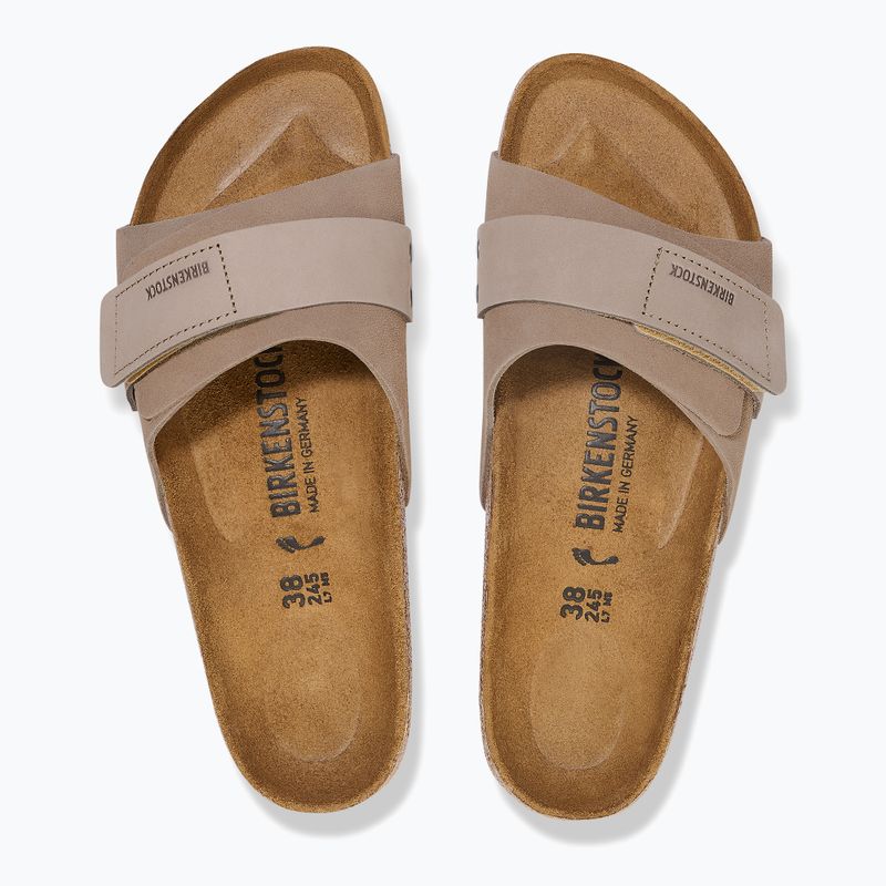 Moteriškos šlepetės BIRKENSTOCK Oita W LENB/LEVE Narrow taupe 10