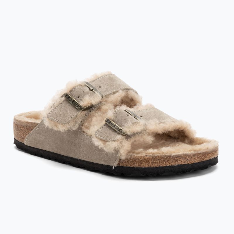 Šlepetės BIRKENSTOCK Arizona Shearling SL Regular taupe