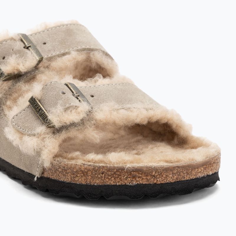 Šlepetės BIRKENSTOCK Arizona Shearling SL Regular taupe 7