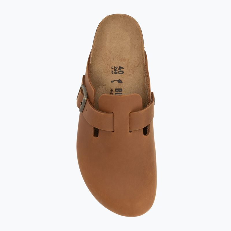 Šlepetės BIRKENSTOCK Boston LEOI Narrow cognac 5