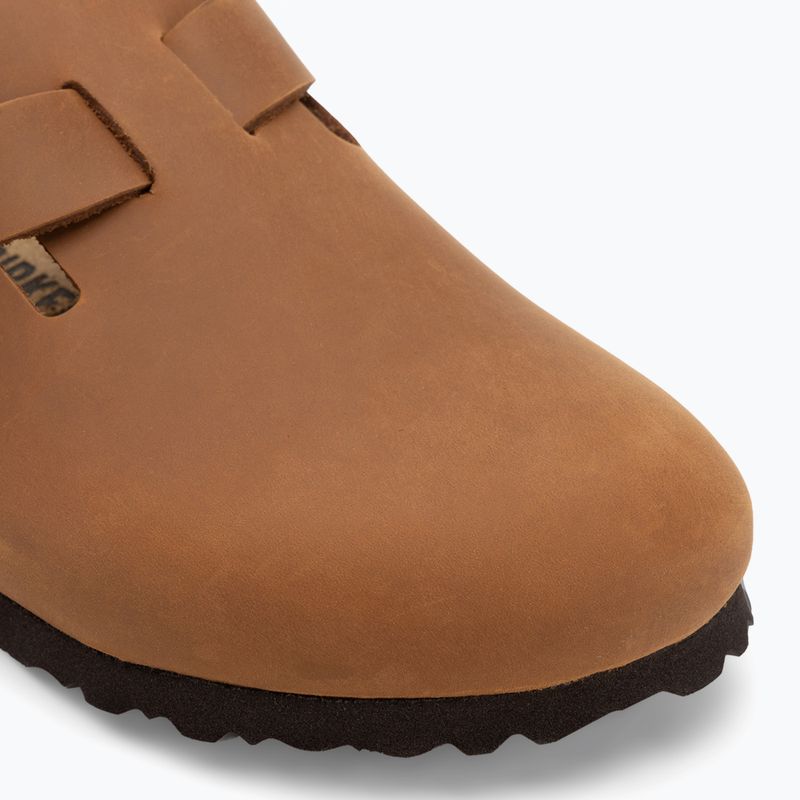 Šlepetės BIRKENSTOCK Boston LEOI Narrow cognac 7