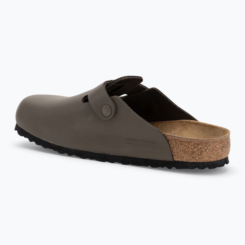 Šlepetės BIRKENSTOCK Boston NL Regular smooth leather concrete gray 3