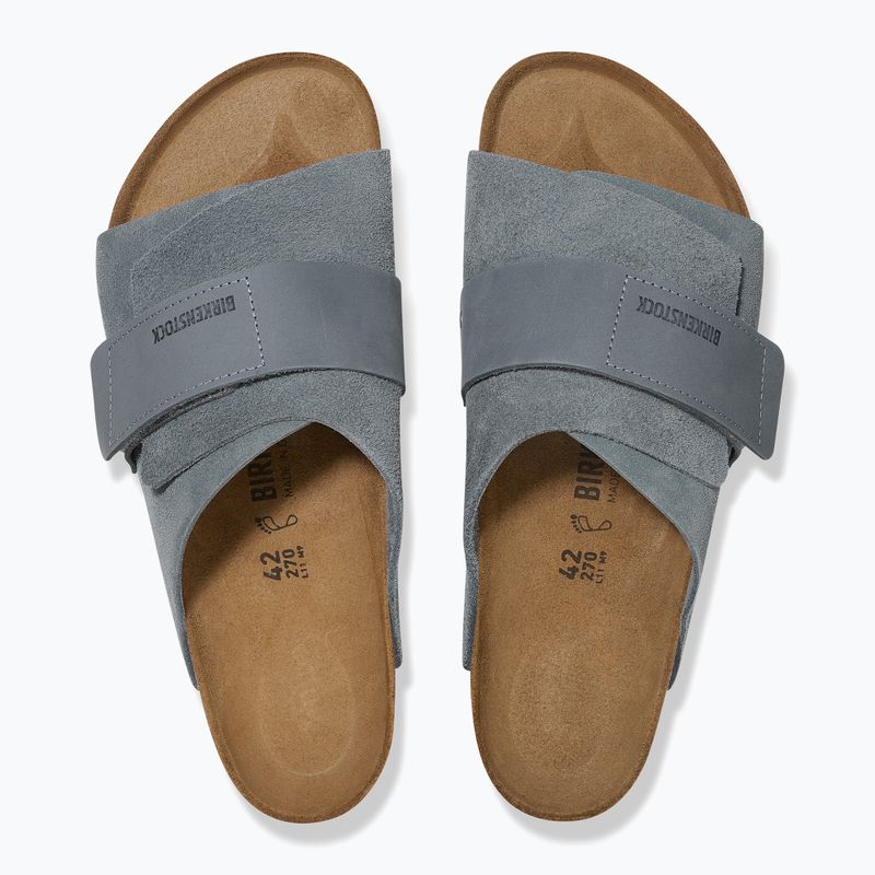 Šlepetės BIRKENSTOCK Kyoto LENB/LEVE Narrow basalt gray 3