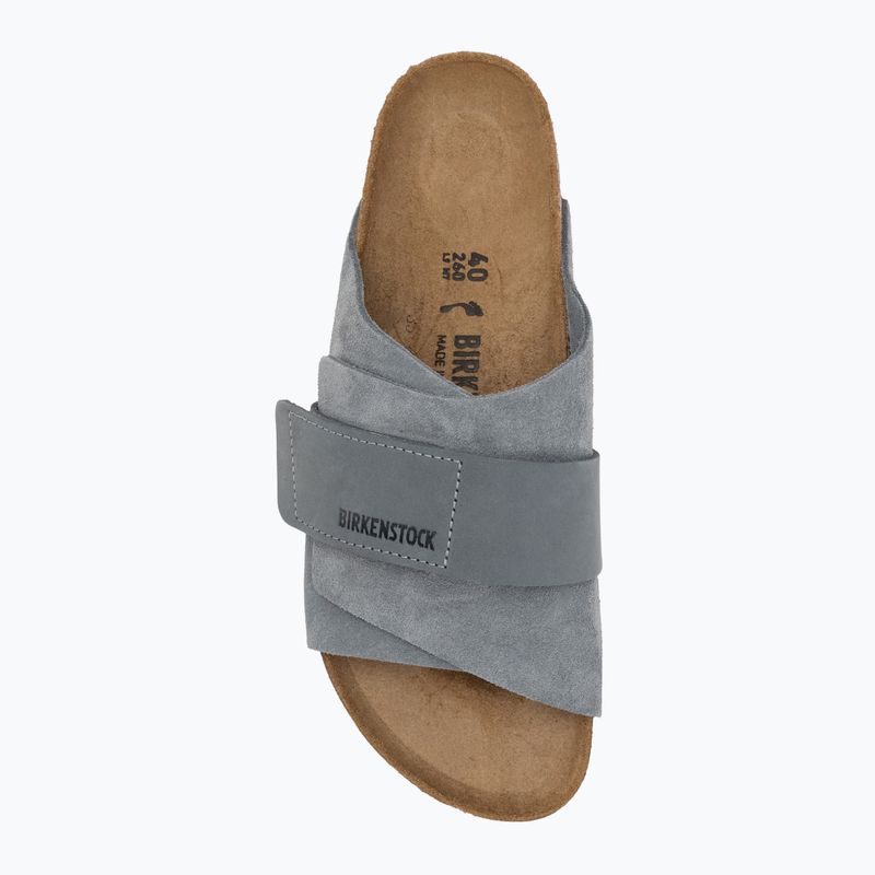 Šlepetės BIRKENSTOCK Kyoto LENB/LEVE Narrow basalt gray 5