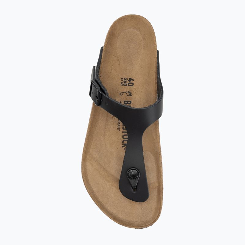 Šlepetės per pirštą BIRKENSTOCK Gizeh NL Regular black 5