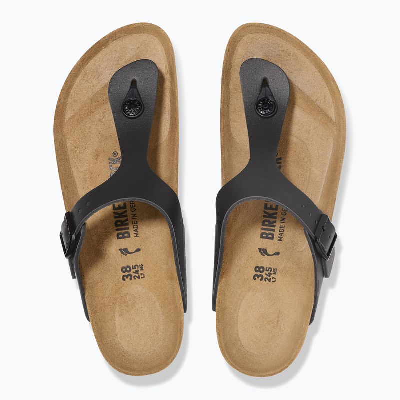 Šlepetės per pirštą BIRKENSTOCK Gizeh NL Regular black 3