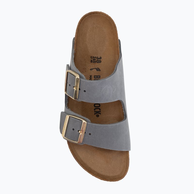 Moteriškos šlepetės BIRKENSTOCK Arizona LEOI Narrow basalt gray 5