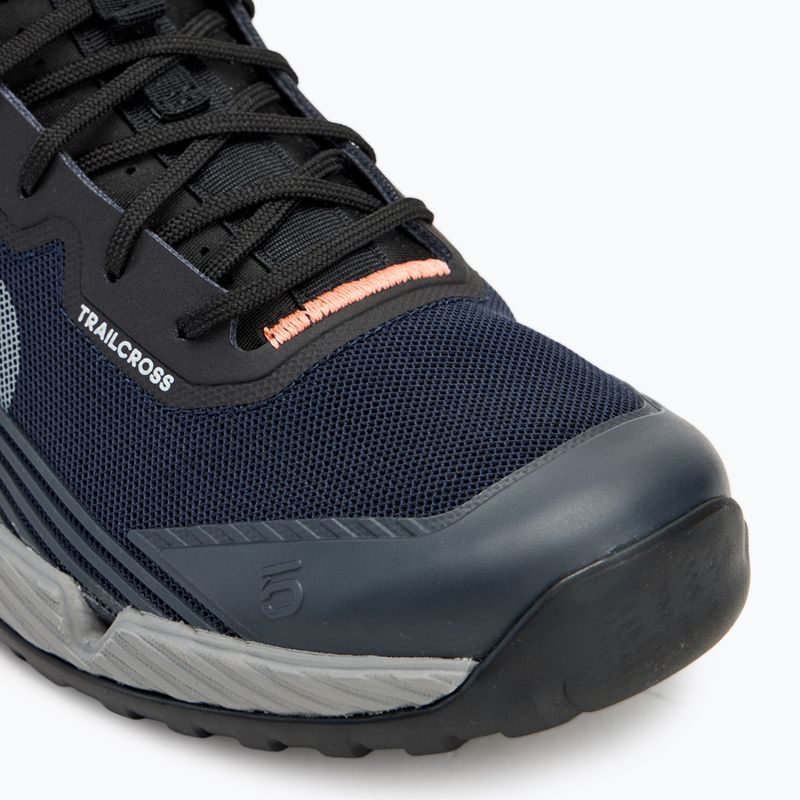 Vyriški platforminiai dviratininkų batai adidas FIVE TEN Trailcross Mid Pro legend ink/grey three/coral fusion 7