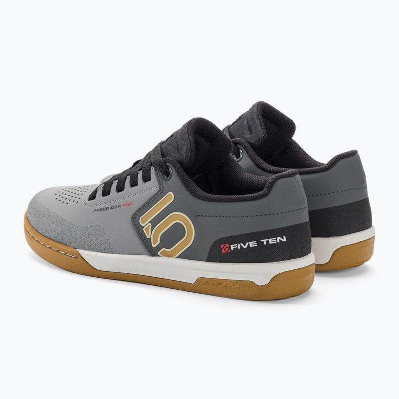 Vyriški platforminiai dviračių batai adidas FIVE TEN Freerider Pro grey three/bronze strata/core black 4