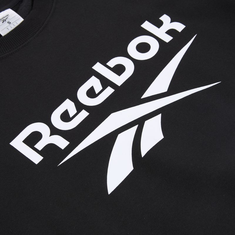 Moteriškas džemperis Reebok Identity Big Logo Fleece Crew black 3